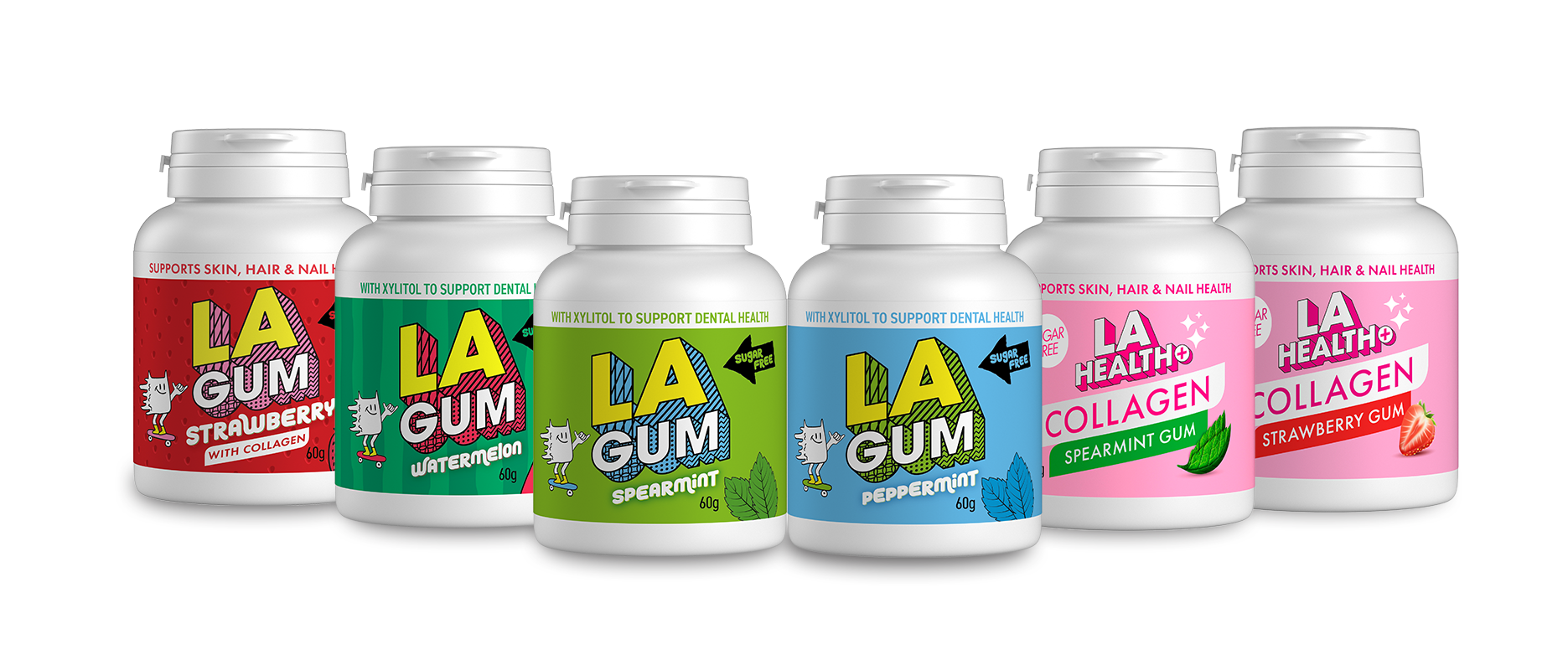 Explore the LA Gum Sugar Free Range