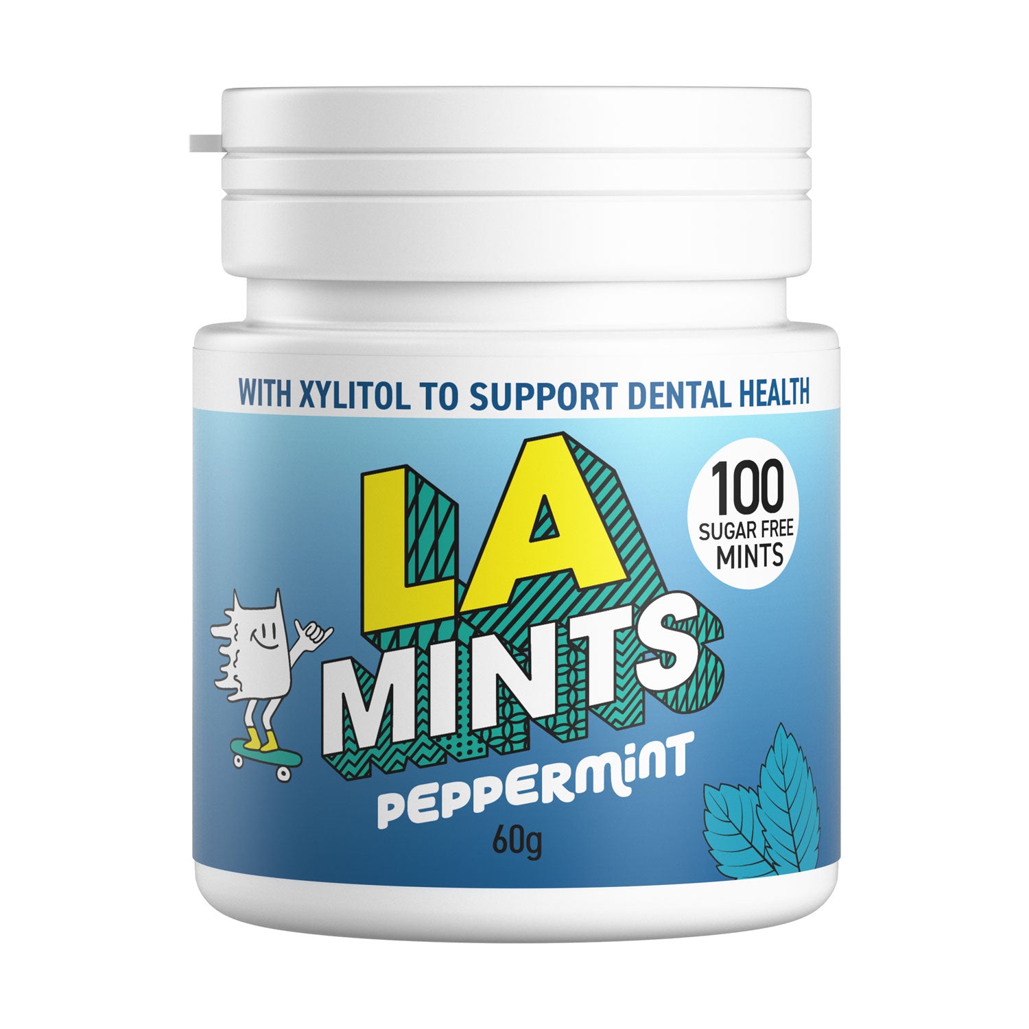 LA Mints Peppermint Mint. Box of  24 - 4 x 6 packs